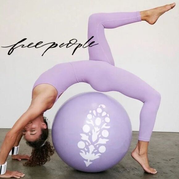 NWOT Free People Happiness Runs Henley Onesie- Mexican Sage (Purple) - Picture 1 of 3